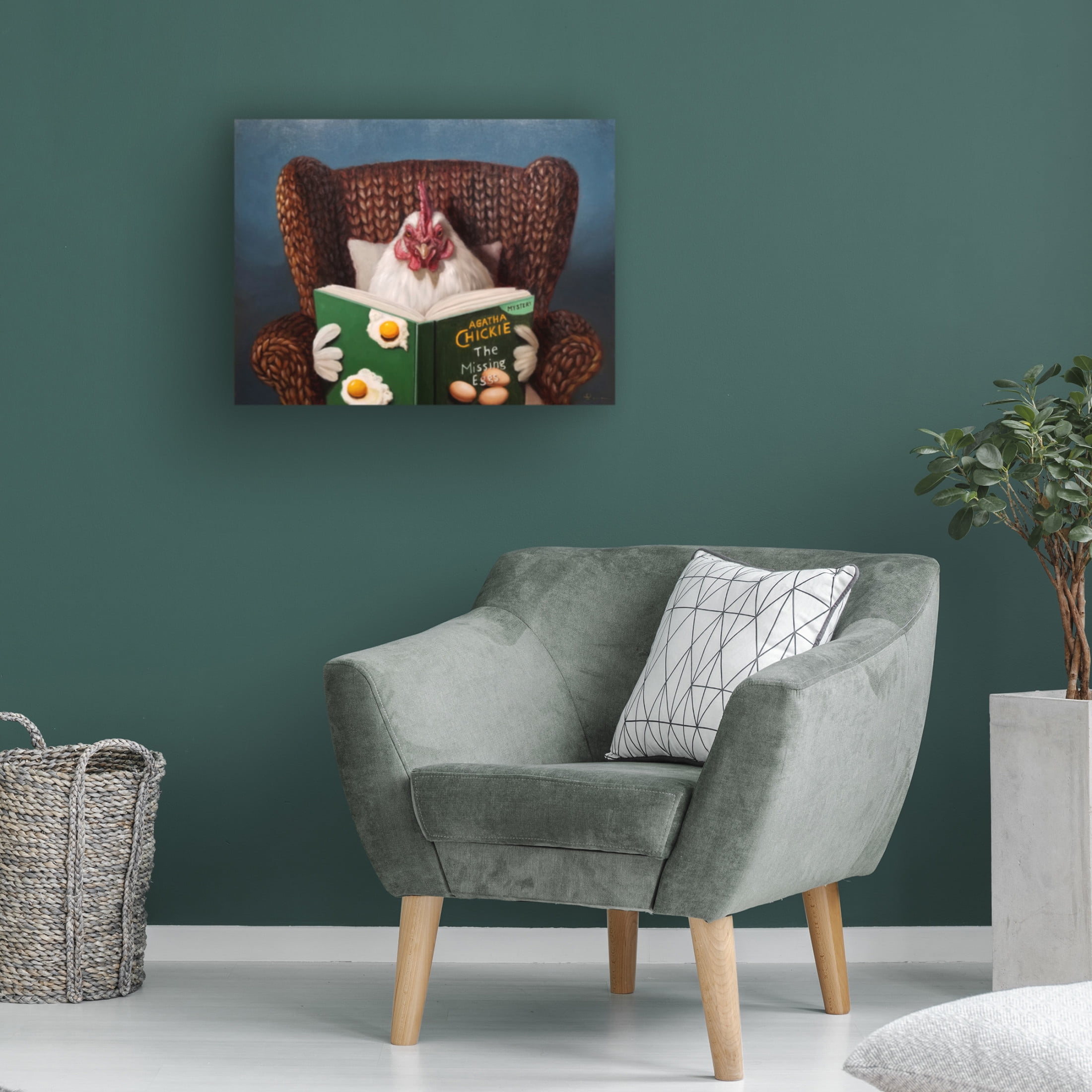 Canvas Wall Art - Lucia Heffernan 'Chick Lit' Wall Art for Living Room, Bedroom, or Office Décor by Trademark Fine Art - 32 x 24 Inches