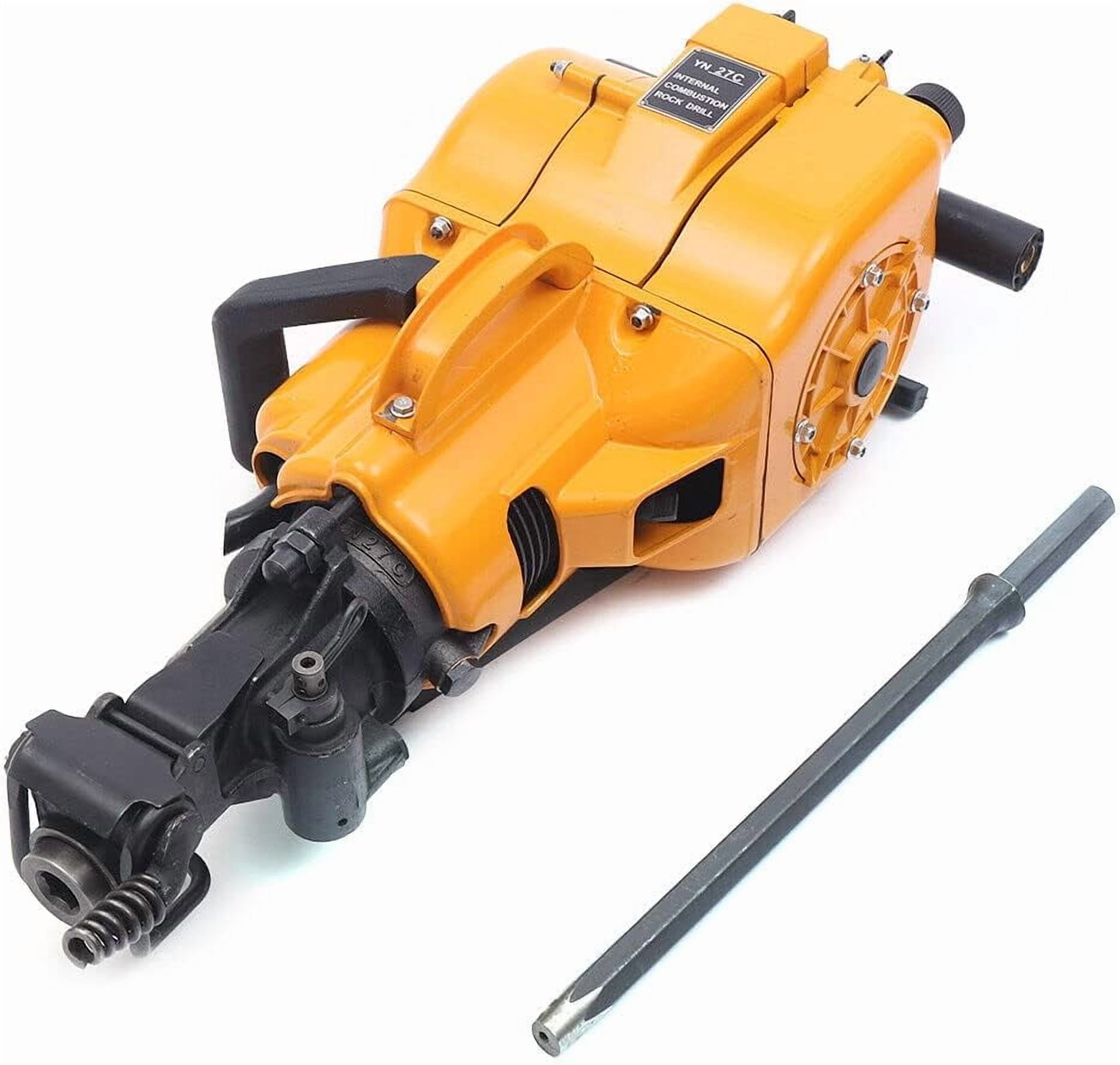 FOGGBET Jack Hammer Gasoline Rock Drill Internal Combustion Breaker Hammer Drilling Tool Heavy Duty Electric Jack Hammer Concrete Breaker Drill Kit