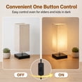 thumbnail image 5 of DAYBETTER Table Lamp for Bedroom,Bedside Table Lamp with 3 color temperatures, Minimalist Night Stand Light for Living Room, Office, Bulb Included, 5 of 7