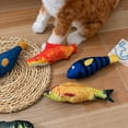 thumbnail image 3 of Pet Supplies Simulation Fish Cat Toys Catnip Fish Relieve Boredom Bite Resistant Funny Cat Artifact Simulation Sound Fish Toys A9, 3 of 6