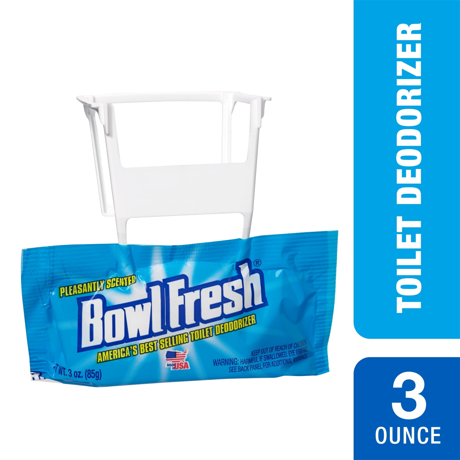 Bowl Fresh Toilet Bowl Deodorizer Hanger, Pleasantly Scented