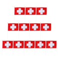 thumbnail image 3 of Guardoinrt 12 Pcs Drapeaux Bannière Drapeau de Fierté Nationale Suisse, 3 of 9