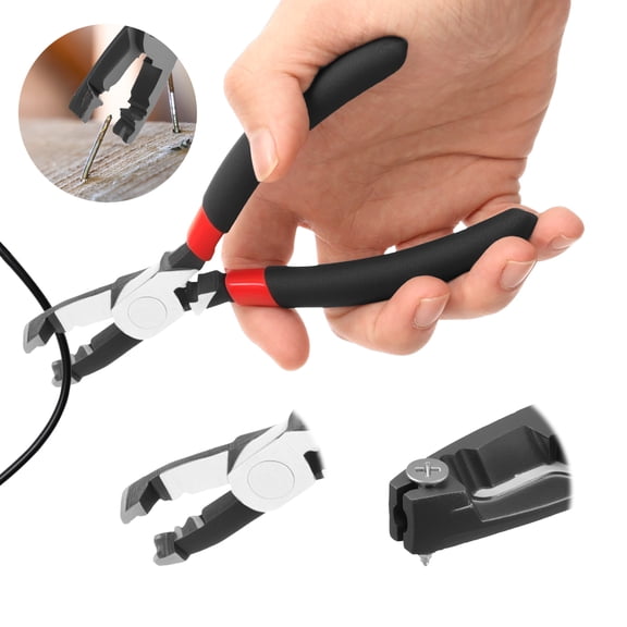 TMWEFUSC Screw Extractor Pliers Efficiently Disassemble Stripped Screws Damaged Screw Extractor with Nonslip Handle Wire Stripper Pliers for Multiple Applications