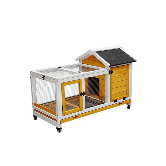 Cozy Outdoor Pet Rabbit Cage Discover the Ideal Home Rabbit Villa & Plush Rabbit Nest for Joyful Rabbits