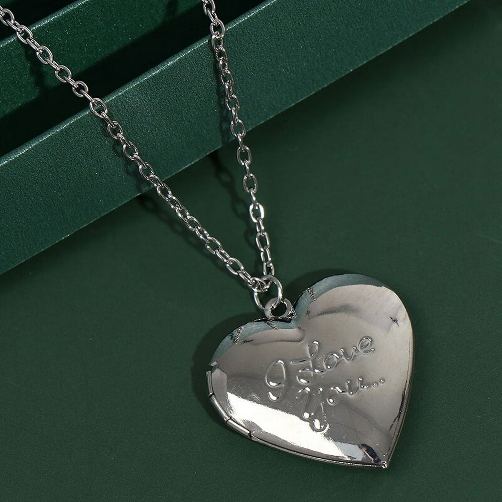 Openable heart pendant sale