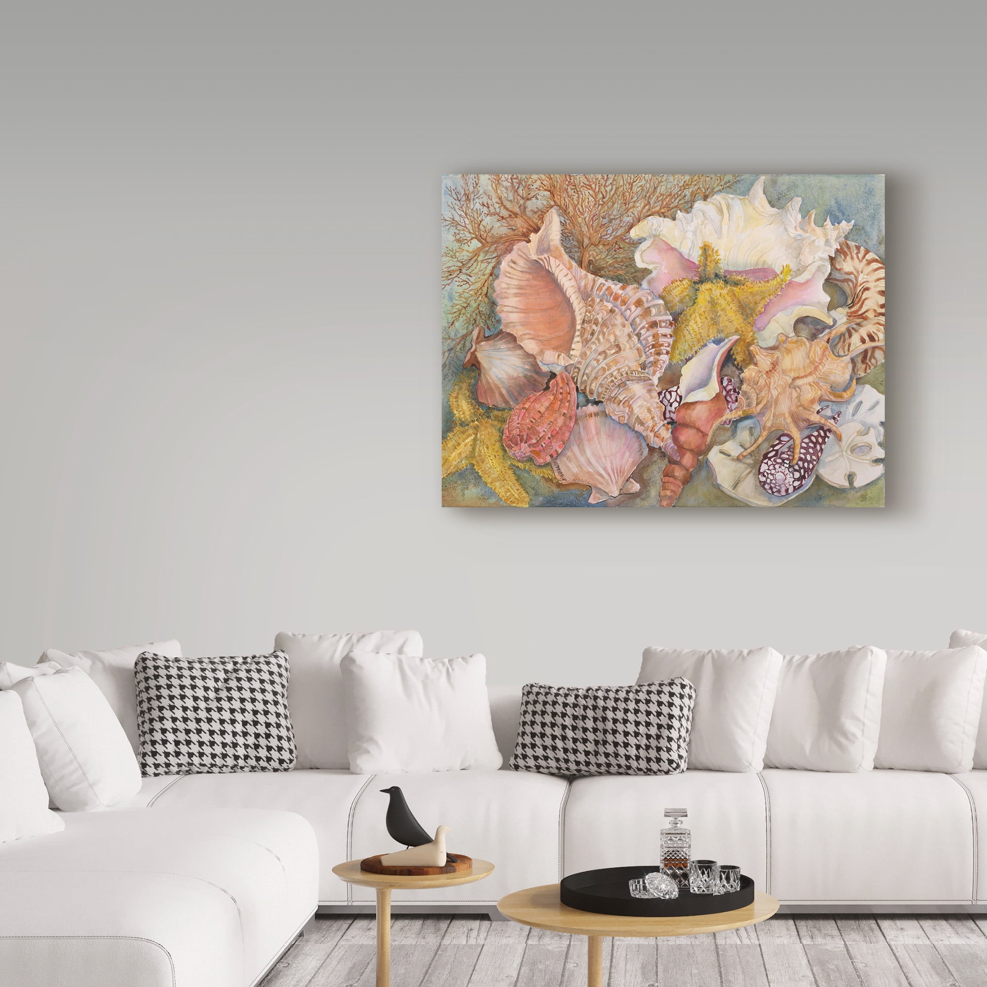 Trademark Fine Art 'Treasures Of The Sea' Canvas Art by Joanne Porter