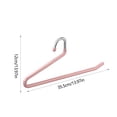 thumbnail image 4 of JilgTeok 5 Packs Hanging Trouser Rack for Home Use Non Marking Non Slip Trouser Rack Plastic Hanger for Pants Scarf Organizer Closet Space Saving Multifunctional Gadgets, 4 of 7