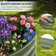 thumbnail image 3 of Yeshouse Huerto elevado galvanizado de 6×3×1 pies, jardinera ovalada de metal para exteriores, diseño de fondo abierto, fácil montaje para hortalizas, frutas, flores y hierbas, 3 of 8