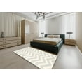 thumbnail image 4 of Ahgly Company Indoor Rectangle Contemporary Dark White Beige Solid Area Rugs, 8' x 12', 4 of 6