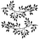 thumbnail image 1 of Metal Wall Hanging Art Leaf Wall Decoration Olive Tree Branch And Leaf Hanging Wall Decoration Iron Art, 1 of 5