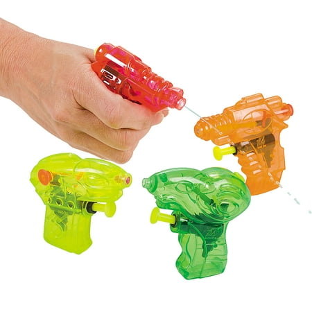 Water Gun Assortment (3.5") - Party Favors - 12 Pieces