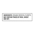 thumbnail image 4 of Great Value Organic Frozen Broccoli Florets in Steamable Bag, 10 oz, 4 of 8