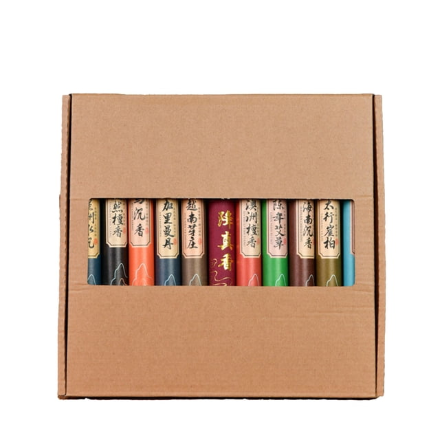 11 Sets Incense Sticks Natural Herbs Wormwood Incense Repellent Sticks for Night Sleeping Meditation