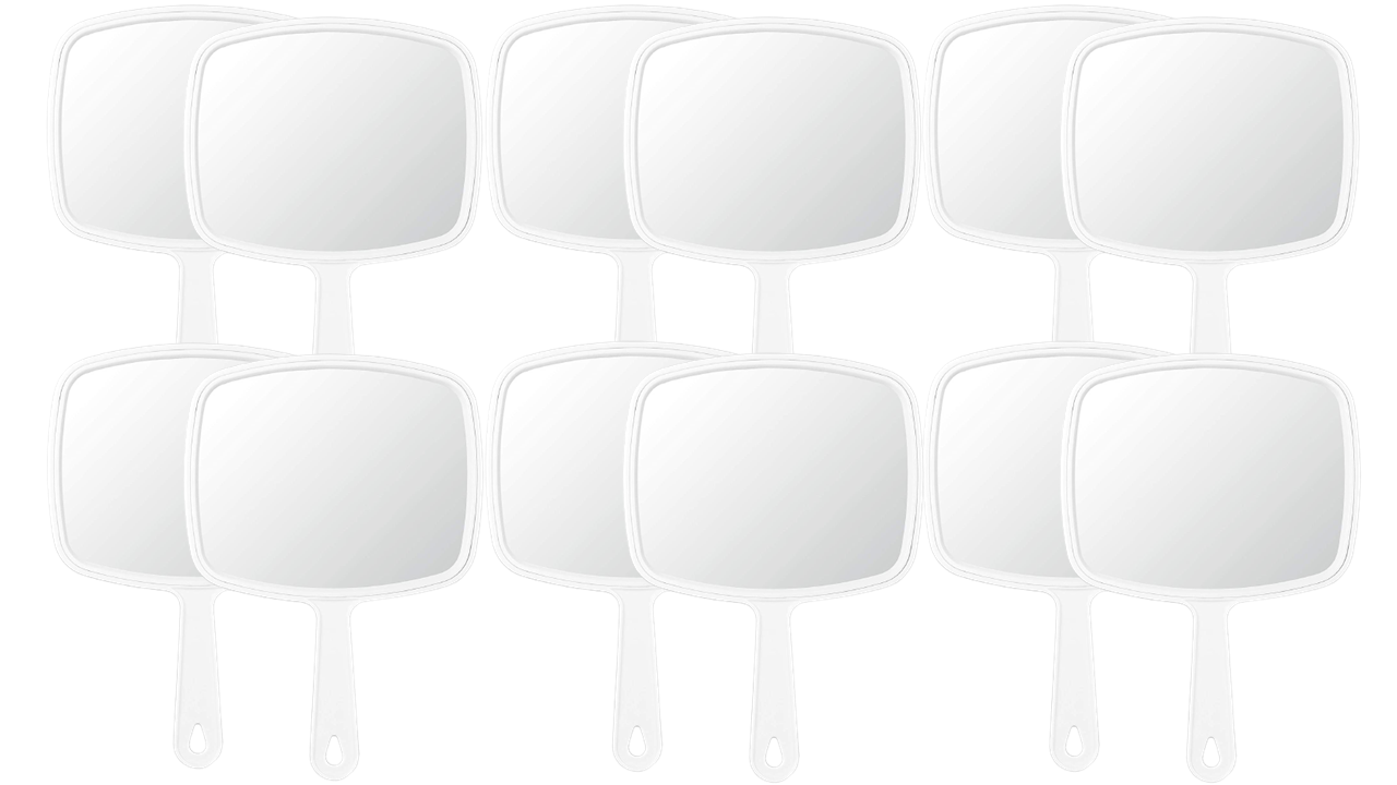 Nicole Fantini's Professional Salon Hair Stylist Large Handheld Mirror