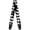 Lightning, variant on Buckle-Down Guitar Strap, Mini Hearts Black Pink, 2 Inches Wide