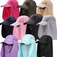 thumbnail image 3 of Sun Cap Fishing Hat Quick Dry Baseball Cap with Face Neck Cover Flap for Outdoor Sportswear, 3 of 9