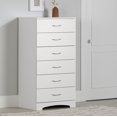 thumbnail image 1 of South Shore Step One 6-Drawer Chest for Adult, in Pure White, 1 of 12