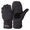 Dark Grey One Pairs, variant on COOPLUS Winter Mittens Fingerless Gloves Wool Knitted Warm Gloves Convertible Gloves Men and Women