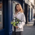 thumbnail image 6 of FORMRS 13-13.3 inch Laptop Sleeve Case Soft Carrying Quilted Computer Bag Cover, White Flower Pattern, 6 of 7