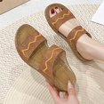thumbnail image 7 of NOKIO Clearence Orthopedic Wedge Sandals for Women Summer Dressy 2025 Flat Open Toe Platform Sandals Casual Boho Slip on Sandals Beach Sandals Dress Shoes Comfortable Outdoor Shoes, 7 of 7