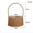 thumbnail image 2 of zhangmingg Rangement Tissé à la Main avec Poignée pour Organisation de la Maison, Mariage et Jardin, 2 of 5