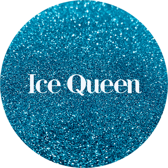 Glitter Heart Co. Glitter - High Quality Polyester Glitter - Metallic Blue Fine - Ice Queen - 2 oz Bag