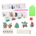 thumbnail image 1 of Keychain, Keychain Pendant, 5pcs Christmas Ornament Keychain Material Kit Children Lovers, 1 of 8