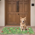 thumbnail image 4 of Red Mushroom Frog Green Pattern Door Rugs,Washable Non Slip Door Mats Indoor,Decorative Door Mats,Entry Mat Indoor for Entrance,Bedroom,Kitchen,Bathroom,16"x47", 4 of 6