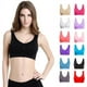 thumbnail image 3 of Sujetador deportivo de doble capa sin costuras para niñas, talla grande, sin aros, ropa interior ajustable para yoga sin costuras, 3 of 6