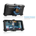 thumbnail image 2 of for 6.2" Motorola Moto G7 Power 360 degree Rotatable Kickstand Built in Screen Daul-layer Rugged back Cover Shock Resistant Belt Clip Holster Armor Impact Bumper Combo Phone Case [Huntingcamo], 2 of 4
