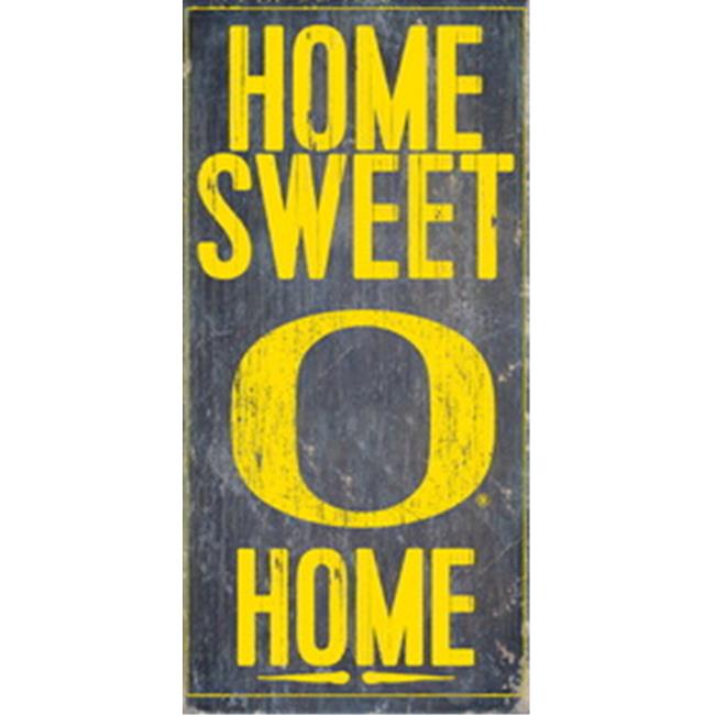 Oregon Ducks Wood Sign - Home Sweet Home 6quot;x12quot; - Walmart.com