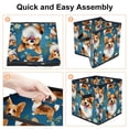 thumbnail image 4 of Corgi Foldable Storage Cubes with Handle, 10.8"x10.5"x10.6", Large Capacity - Storage Basket for Clothes Storage, 4 of 6