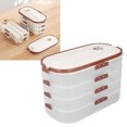 thumbnail image 1 of Contenedor De Almacenamiento De Galletas, Caja De Almacenamiento Portátil De 4 Capas Para Bolas De Masa, Sellado Efectivo De Frescura Para Fiestas, 1 of 7