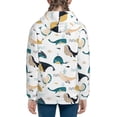 thumbnail image 4 of Hoodies for Teen Girls Boys - cute whale Warm Boys' Fashion Zip Up Hoodies & Sweatshirts, Boys Girls Kids Clothes Size 10-12 Youth Pullover with Kangaroo Pocket, 4 of 5