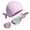 Pink fishshaped car, variant on Kids Swimming Goggles Swimming Caps Set for Child, Frog Resistant Swim Goggles