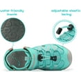 thumbnail image 2 of DREAM PAIRS Kids Girls Boys Soft Sole Crib Sandals Toddler Beach Sneakers Shoes 181108K LIGHT/GREEN/CORAL Size 3, 2 of 5
