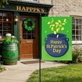 thumbnail image 7 of Taotanxi Double Sided Premium Garden Flag, Happy St. Patrick's Day Green Hat with Clover Decorative Garden Flags for Home Decor - Weather Resistant & Double Stitched Yard Flags - 18 x 12.5 Inch, 7 of 7
