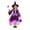 Purple 2, variant on HXWCHs Black Halloween Cat Costume for Girls, Light Up Outfit Kids Size: 3-4 Years Black