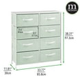 thumbnail image 2 of mDesign Baby + Kids Large Storage Dresser, 8 Removable Drawers, Mint Green/White, 2 of 7