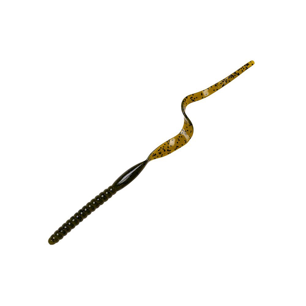 Yum 7.5" Ribbontail Soft Plastic Fishing Worm Watermelon Seed Pack of