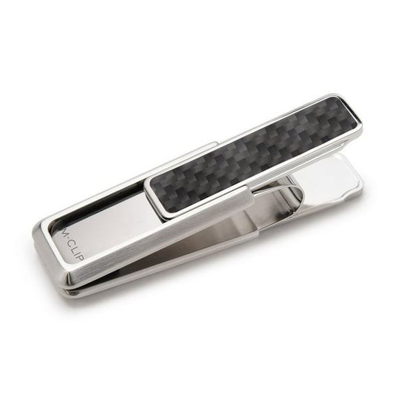 M-Clip Pince à Argent en Fibre de Carbone et en Acier Inoxydable - Porte-Argent et Cartes de Crédit - Alternative Minimaliste et Mince au Portefeuille