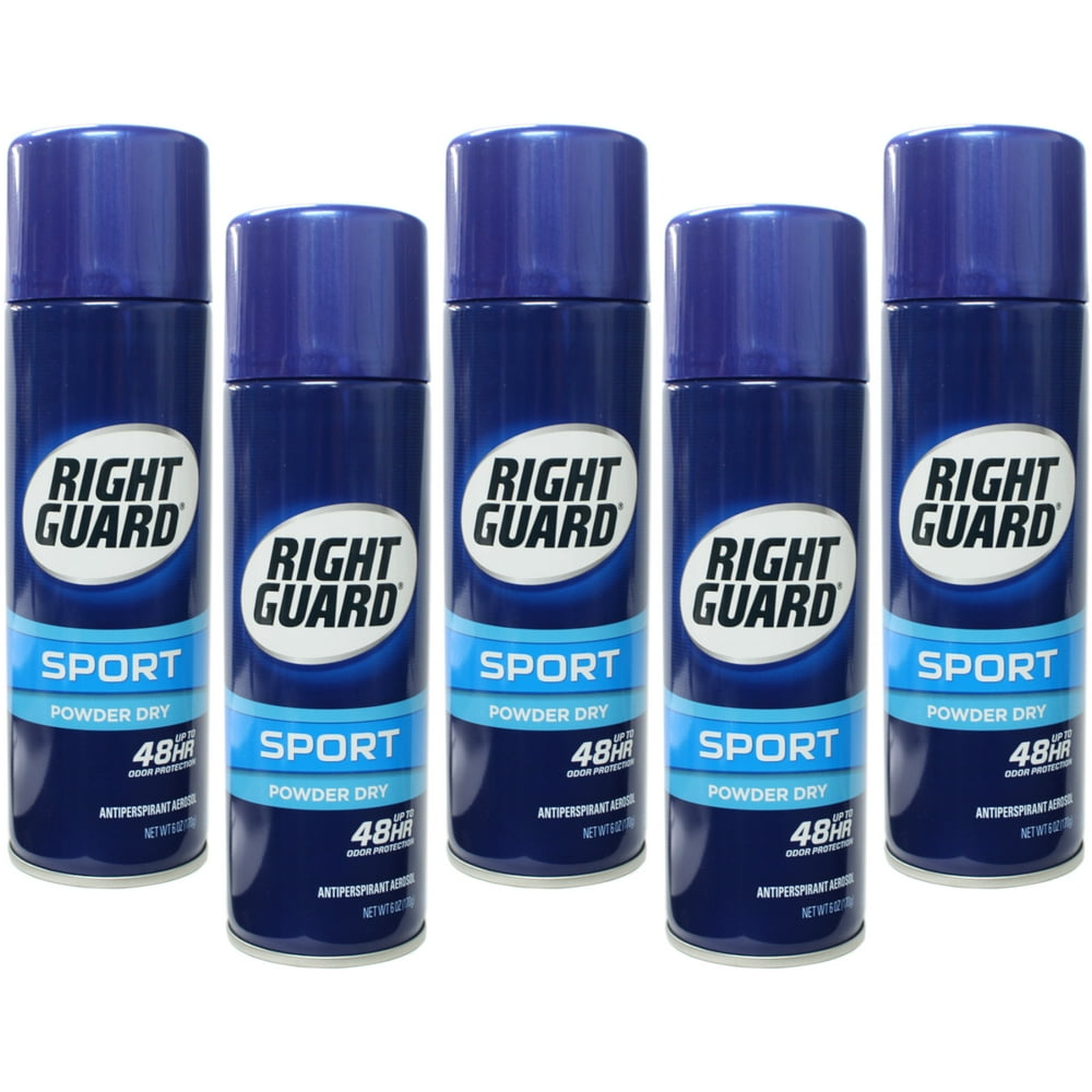 Right Guard Sport Antiperspirant and Deodorant Aerosol Powder Dry 6 oz