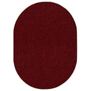 Ambiant Galaxy Way Pet Friendly Indoor Outdoor Area Rug Red - 9' x 12' Oval