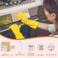 thumbnail image 5 of Paquete de 5 toallas de papel reutilizables, toallas de cocina suecas que no rayan, paños de esponja de celulosa súper absorbentes, biodegradables, aptas para lavavajillas, sin olor, 5 of 5