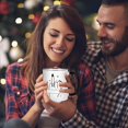 thumbnail image 4 of YIQXKOUY Couples Gifts Coffee Mugs Set Cute Matching Coffee Mug Couples Ceramic Coffee Mugs for Wedding Gifts Anniversary Engagement Valentines Day Gifts for She He Couples, 4 of 5