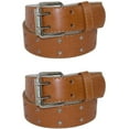 thumbnail image 1 of CTM® Kids' Leather Two Hole Jean Belt (Pack of 2), 1 of 3
