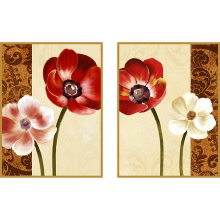 Pro Tour Memorabilia Floral Duet Plaque, 2-Pack