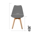 thumbnail image 3 of Set/Kit 4 Silla Tulip Eames Acojinada Minimalista Moderna, 3 of 7