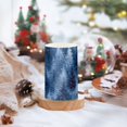 thumbnail image 5 of Blue Christmas Tree Forest Flickering Flameless Candles LED Tealight Battery Operated with Remote Set of 2 Holiday Decor Ornaments, 5 of 7