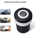 thumbnail image 5 of Cenicero para automóvil Rojo Verde sin humo LED azul con portavasos y brújula automático Paquete de 1 Cocina Decoración y Otros, 5 of 5